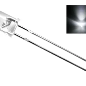 Kracherpreis 5mm LED Weiss Kaltweiss 22500mcd 15grad 3,2V 30mA