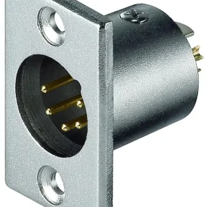 5pol XLR Einbaustecker Markenware
