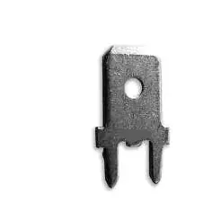 6,3mm Flachstecker verzinnt Printmontage -- 100er Pack -- Billig