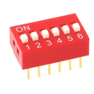 6pol DIP Schalter RM 2,54mm Höhe 5,7mm Top-Seller