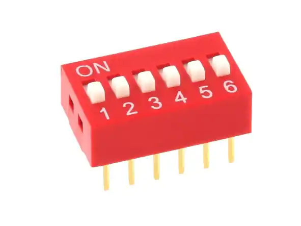 6pol DIP Schalter RM 2,54mm Höhe 5,7mm Top-Seller