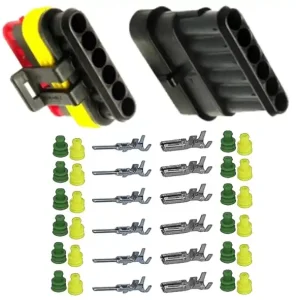 6pol KFZ Stecker SET IP67 Automotive Stecker-Kupplung Original