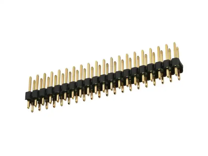 Kostenloser Rückversand 80pol Stiftleiste 2x40pol gerade vergoldet 2-reihig RM 2,54mm