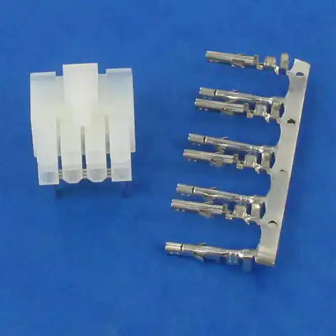 8pol ATX-Stecker Stromkupplung 2-reihig lose Gratis Versand