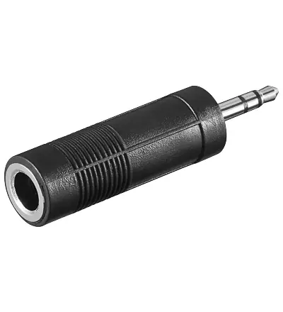Knallerangebot Adapter 3,5mm Klinkenstecker auf 6,3mm Klinkenkupplung Stereo Klinkenadapter