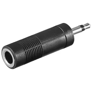 Adapter 3,5mm Klinkenstecker Mono auf 6,3mm Klinkenkupplung Stereo Original