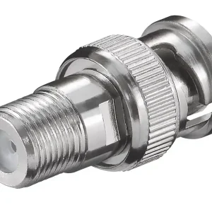 Solange Der Vorrat Reicht Adapter BNC Stecker auf F-Buchse bzw F-Kupplung