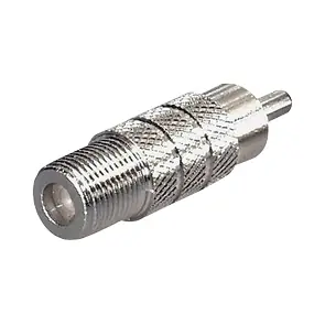 Adapter Cinchstecker auf F-Kupplung F-Buchse Wochenendangebot