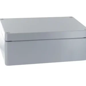 Versand Am Gleichen Tag ALU Gehäuse 125x80x59mm Grau IP66 Metallgehäuse