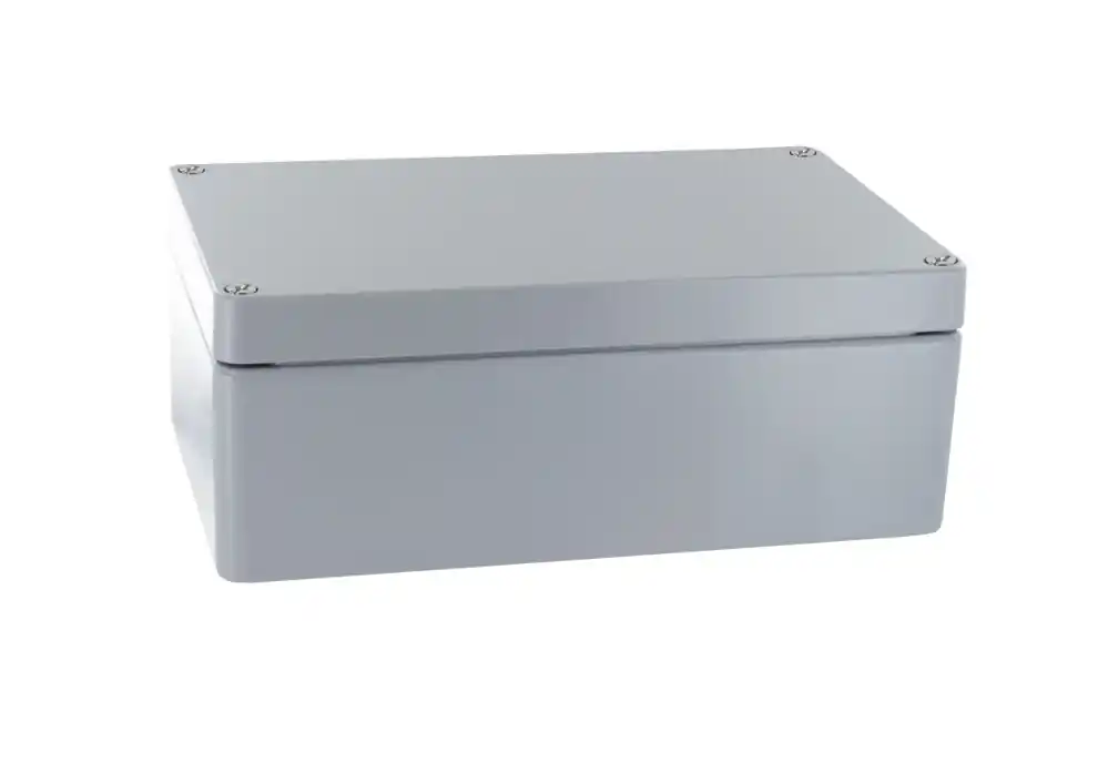Versand Am Gleichen Tag ALU Gehäuse 125x80x59mm Grau IP66 Metallgehäuse