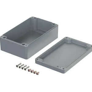 Markenprodukt ALU Gehäuse 260x160x91mm IP66 Metallgehäuse mit Dichtung
