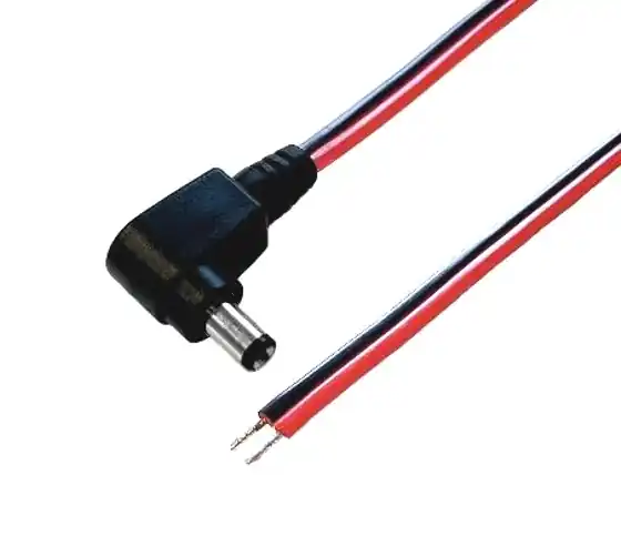 Anschlusskabel 2m mit Hohlstecker 5,5x2,5mm gewinkelt Ab Werk