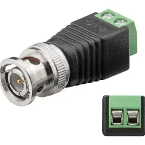 Neue Kollektion BNC Stecker schraubbar auf Klemme 2Draht Adapter