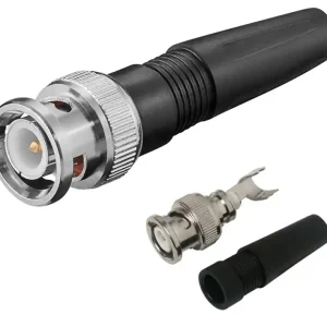 BNC Stecker schraubbar inkl Gummitülle Kostenfreie Lieferung