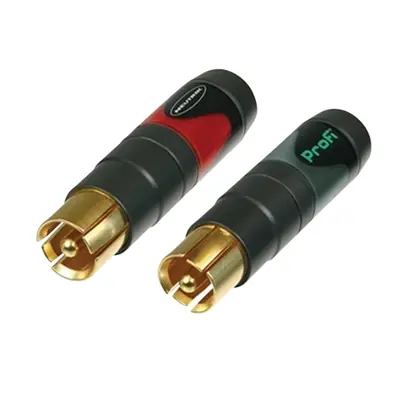 Cinchstecker vergoldet Profiversion NF2C-B2 1xPaar Großhandel
