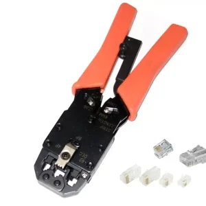 Preisreduziert Crimpzange für RJ10 RJ11 RJ12 RJ45 Modularstecker Zange