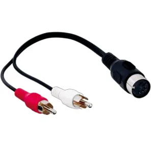 Sichere Zahlung DIN Audioadapter 5pol DIN Buchse auf 2x Cinchstecker