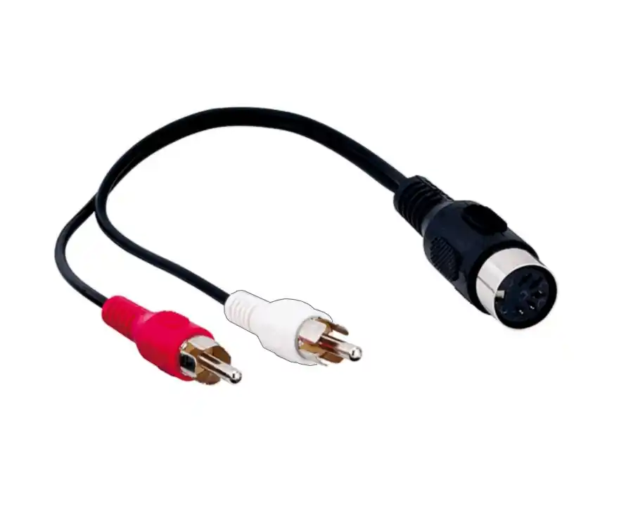 Sichere Zahlung DIN Audioadapter 5pol DIN Buchse auf 2x Cinchstecker