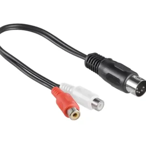 DIN Audioadapter 5pol DIN Stecker auf 2x Cinchkupplung Nur Heute
