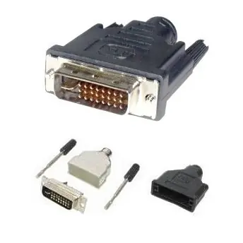 Jetzt Zugreifen DVI Stecker 24+1pol Lötversion Kunststoffgehäuse