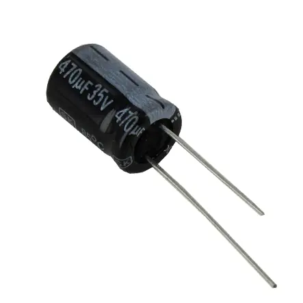 Elko 470uF 35V radial H 18x13mm RM 5mm Günstig