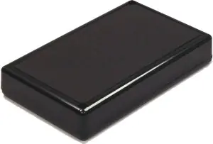 Neuheit Gehäuse Flachgehäuse Kunststoff 120x70x20mm --Schwarz--