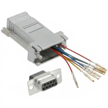 Jetzt Zugreifen Gender Adapter RJ45 auf 9pol Sub-D Buchse