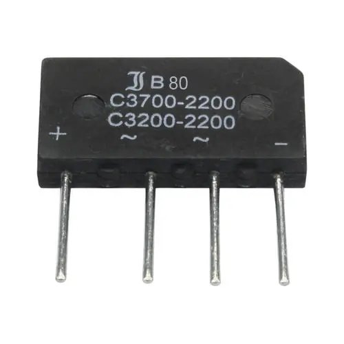 Gleichrichter bis 3,7A 80V +/ac/ac/- Print B80C3700 Abverkauf