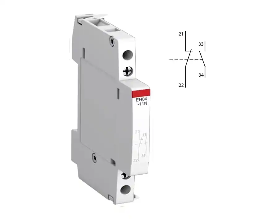 Hilfskontakt 1xS 1xÖ Hutschiene EH04-11N Zubehör für Schütze ESB-Serie Neu