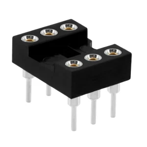 Top-Angebot IC Fassung 6pol Präzision gedrehte Kontakt RM2,54