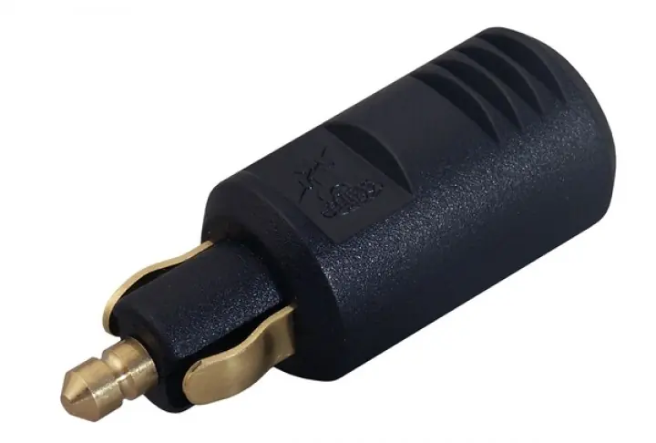 KFZ Stecker 12mm Normstecker für 12-24V max 8A Lötkontakte Highlight