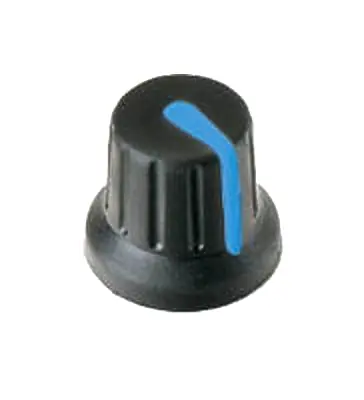 Kostenloser Versand Knopf 16mm Bauhöhe 14mm Schwarz-Blau