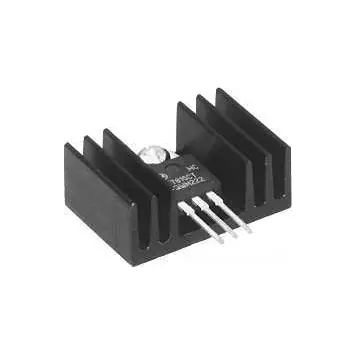 Kühlkörper eloxiert TO220 20mm Abm 29x20x11,5mm Letzte Chance