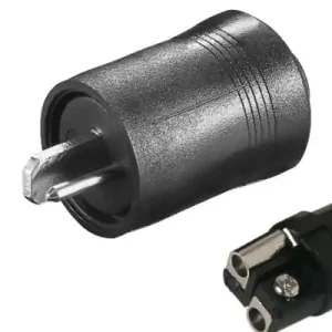 Lautsprecherstecker Schraubversion DIN41529 Strich-Punkt Limited Edition