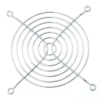 Lüftergitter 120x120mm aus Metall Sonderangebot