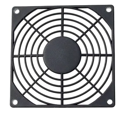 Lüftergitter für 92x92mm Lüfter Kunststoff Schwarz Meistverkauft