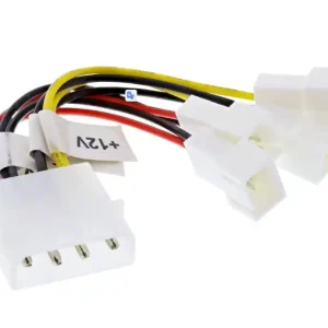 Lüfterkabel für bis zu 4-Lüfter 3pol Molex Stecker von 5,25zoll Stecker Jetzt Bestellen