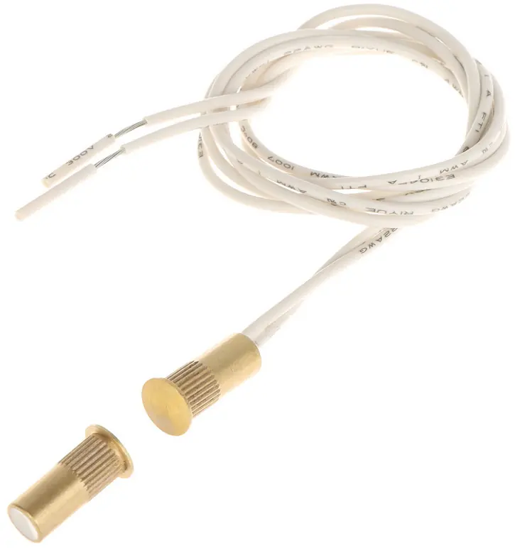 Kostenloser Versand Magnetkontakt Einbau Reedkontakt NC Öffner 8mm Reedschalter Messing