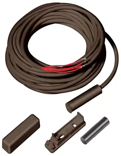 Versand Am Gleichen Tag Magnetkontakt Reedkontakt NC Öffner VDS-B mit 4m Kabel Reedschalter Braun