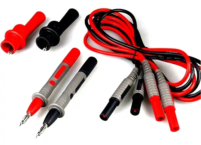 Messleitung Laborkabel Set CAT-III 10A 1qmm mit Krokoklemmen und Prüfspitzen Sale
