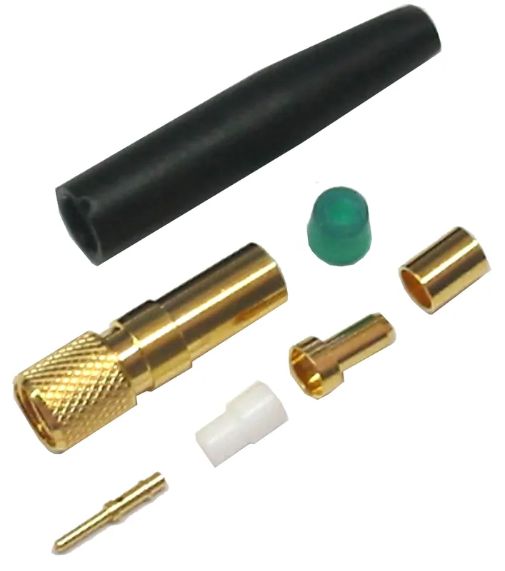 Geld-Zurück-Garantie Microdot Stecker gerade vergoldet 50-R Rändelschraube