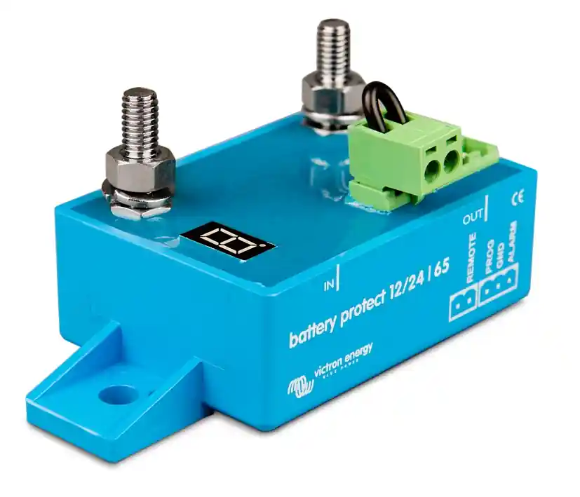 Highlight Modul 12V 24V Tiefentladeschutz Batteriewächter bis 65A mit Fernschaltung EIN-AUS MOSFET SolidState