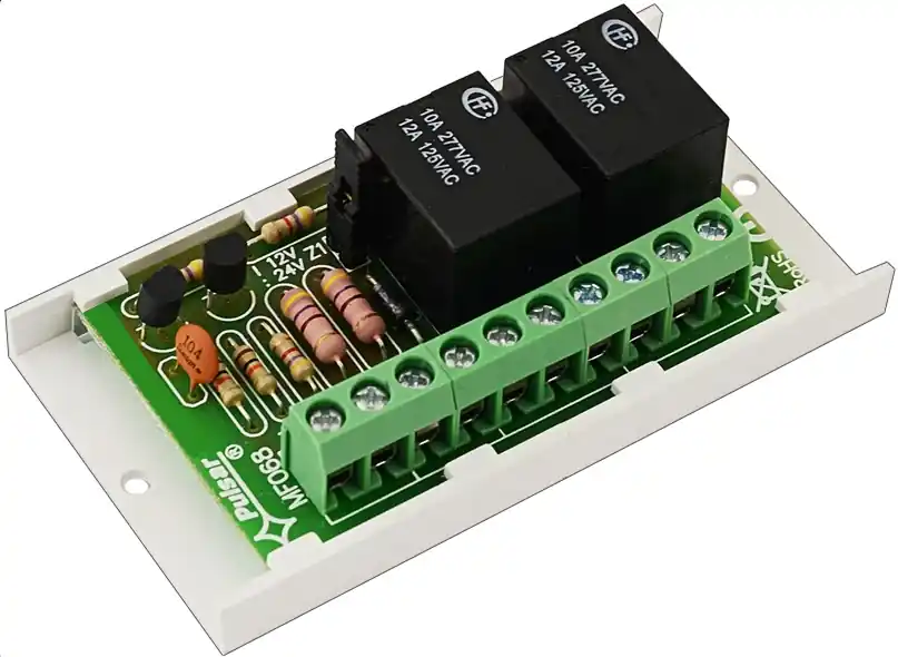 Preisknaller Modul 12V Relaisplatine 12V-24VDC Relaiskarte mit 2x Wechslerkontakten je 10A