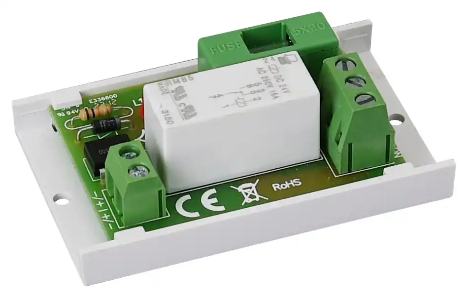 Modul 24V Relaisplatine 20-32VDC Relaiskarte mit 1x Wechslerkontakten 6A mit Klemmen Sofort Bestellen