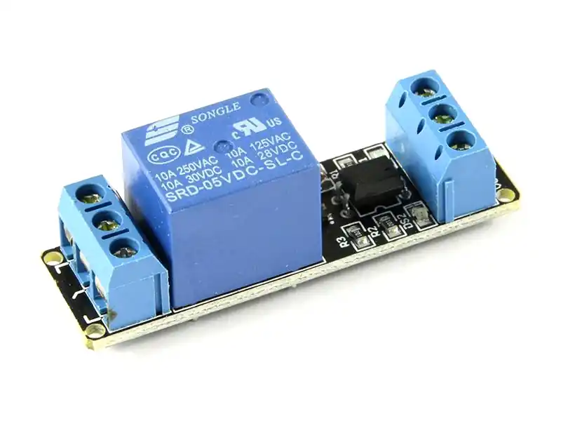 Echt Modul Relaisplatine 1-fach Relaiskarte mit 5V Optokoppler Inp für ARDUINO ua
