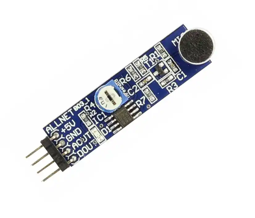 Modul zu Arduino Mikrofonplatine Electretmikrofo mit 4pol Stiftleiste Zertifiziert