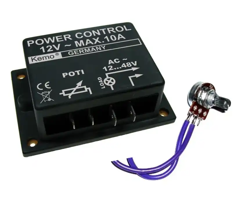 Motorregler für 12VAC 24VAC bis 48VAC bis 10A Lüfterregler Dimmer Drehzahl Heute Kaufen
