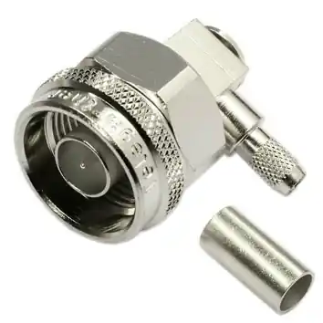 Preisknaller N-Stecker gewinkelt für RG58 Kabel Crimpversion J01020A0035 N-Type Serie