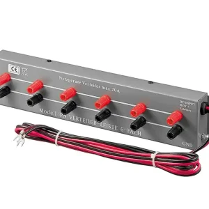 Super-Preis Netzteil Verteiler von 2x4mm Stecker auf 12x 4mm Buchsen