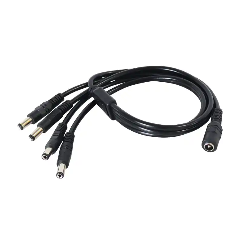 Preisreduziert Netzteiladapter 4-fach Verteiler DC Y-Adapter mit Hohlstecker 5,5x2,1mm